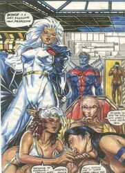 angel anna_marie asian breasts color comic dark-skinned_female dark-skinned_male dark_skin female headband human interracial lucas_bishop male marvel marvel_comics multiple_females multiple_males mutant ororo_munroe pandoras_box professor_xavier psylocke rogue_(x-men) sex storm_(x-men) straight_hair warren_worthington x-men