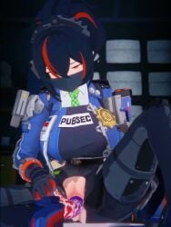 1girls 3d animated clothed dildo ejaculation face_mask great_celacanto_(gcelacanto/inmortalgreat) koikatsu masturbation opennsfwsp police_uniform recording sex_toy_insertion solo_female sound squirting tagme video yuukis zenless_zone_zero zhu_yuan