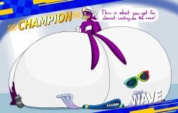 big_ass bubble_butt facesitting female furry huge_ass hyper_ass sega sonic_(series) tagme thick_thighs user3345 wave_the_swallow wide_hips