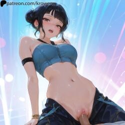 zoey (kpop demon hunters) from kpop demon hunters by krowenx
