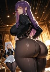 2girls ai_generated ass ass_focus big_ass big_booty big_breasts big_butt big_thighs breasts bubble_butt curvy cute dumptruck_ass elf elf_ears enormous_ass fat_ass female female_only fern_(sousou_no_frieren) frieren frieren_beyond_journey's_end gigantic_ass ginormous_ass goonable green_eyes hot huge_ass huge_booty huge_breasts huge_butt huge_thighs humongous_ass hyper hyper_ass mature mature_body mature_figure mature_woman milf miyuai mommy perfect_ass perfect_body perfection purple_eyes purple_hair rare round_ass sexy sexy_body sexy_female small_breasts sousou_no_frieren thick thick_ass thick_body thick_butt thick_legs thick_thighs thighs tight_clothes tight_clothing tight_fit tight_pants voluptuous voluptuous_female white_hair wide_hips