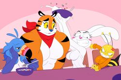 angry anthro avian breasts food furry milk rule_63 spoon sssonic2 tony_the_tiger toucan_sam trix