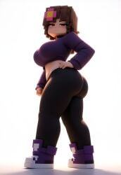 jenny belle (slipperyt) from minecraft by brasil louco
