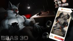 1boy 1boy2girls 2girls bbas_3d big_ass big_thighs death_(puss_in_boots) fangs furry green_eyes groping groping_breasts groping_from_behind half_naked hugging hugging_from_behind kitty_kat_(the_bad_guys) muscular muscular_anthro muscular_female muscular_male naked naked_female nudity open_mouth phone phone_screen posing posing_for_the_viewer posing_naked posing_nude red_eyes sitting smiling tagme text valorlynz_(modeler)