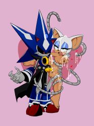 1girls absurd_res anthro bat big_breasts bodily_fluids breasts cum cum_in_pussy cum_in_vagina cum_inside cum_on_breasts cum_on_face duo female genital_fluids hi_res looking_pleasured machine male male/female mammal neo_metal_sonic nipples open_mouth penetration penis pussy restrained robot rouge_the_bat sega sex sonic_the_hedgehog_(series) spread_legs tears tentacle vaginal_penetration xao_art