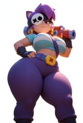 1female 1girls ai_generated ass big_ass big_breasts big_butt brasil_louco brawl_stars breasts bubble_ass bubble_butt curvaceous curvy curvy_body curvy_figure dominant dominant_female female female_only large_ass large_breasts looking_at_viewer penny_(brawl_stars) pirate seducing seducing_viewer seductive seductive_look seductive_smile sexy sexy_body sexy_pose short_girl shortstack simple_background solo solo_female solo_focus supercell supercell_(company) tagme thick_ass thick_body thick_butt thick_thighs voluptuous voluptuous_body voluptuous_female white_background