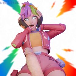 clothed_female first_porn_of_character fortnite gentlecat rubbing_penis tagme