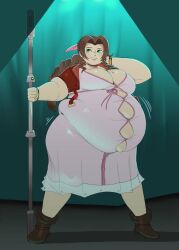 aerith gainsborough from final fantasy vii by nuumatic