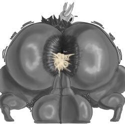 2d anal_ring anus ass ass_bigger_than_head ass_focus balls_bigger_than_head big_anus big_balls big_butt big_thighs bottom_heavy chubby cloak cloak_only cum cum_bubble cum_in_ass cum_inside digital_drawing_(artwork) digital_media_(artwork) drawing excessive_cum fat_ass fat_butt fat_thighs feet gape_fart giant_ass gigantic_ass hidden_penis hollow_knight huge_anus hyper_anus hyper_ass hyper_balls loose_anus presenting presenting_anus presenting_hindquarters protagonist_(hollow_knight) shortstack small_but_hung stubby_legs swamp_ass taint the_knight_(hollow_knight) thesanfo vessel_(species) wobble wrinkly_anus