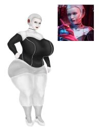 1girls android android_girl artist_signature ass atomic_heart atomic_heart_2 big_ass big_breasts breasts child_bearing_hips curvy_female curvy_figure digital_drawing_(artwork) digital_media_(artwork) female female_only highres hourglass_figure huge_ass huge_breasts partikil robot robot_girl self_upload slightly_chubby slightly_chubby_female smirk smirking_at_viewer thick_thighs thighs unknown_character voluptuous_body voluptuous_female wide_hips
