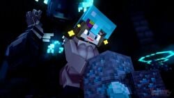 diamond_(gem) jenny_belle_(slipperyt) minecraft tagme warden_(minecraft)