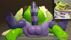 3d_(artwork) anthro ass balls berryuhhd big_balls big_penis big_the_cat bodily_fluids chains crocodile crocodilian digital_media_(artwork) domestic_cat duo feet felid feline felis genital_fluids genitals gold_(metal) gold_chain grabbing_partner hi_res hot_dogging huge_balls huge_cock imminent_sex leaking_precum male male/male mammal muscular muscular_legs muscular_male penis precum reptile scalie sega sex sonic_the_hedgehog_(series) source_filmmaker_(artwork) sweat vector_the_crocodile vein veiny_penis