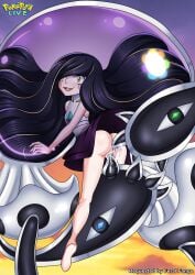 anal_penetration anus ass bbmbbf female looking_at_viewer lusamine_(pokemon) nintendo open_mouth palcomix pokemon pokepornlive pussy teeth tongue vaginal_penetration