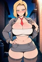 android 18 from dragon ball by prussia123
