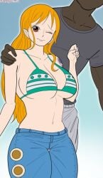 nami (one piece) from one piece by hemoglobin 56