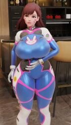 1girls 3d 3d_(artwork) 3d_animation animated animation asian asian_female big_breasts blizzard_entertainment breasts brown_hair brown_hair_female brunette_female brunette_hair cheek_markings d.va female female_focus female_only hana_song korean korean_female large_boobs large_breasts larougemirelle light-skinned_female light_skin looking_at_viewer overwatch overwatch_2 scrag_boy_(model) scrag_d.va shorter_than_30_seconds skin_tight solo solo_female solo_focus tagme thick_thighs thighs video video_game_character