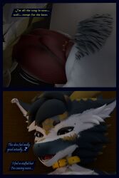 3d_(artwork) absurd_res anthro arm_warmers armwear balls blue_body blue_fur clitoris clothing collar comic daughter_(lore) digital_media_(artwork) dragon duo european_mythology father_(lore) father_and_child_(lore) father_and_daughter_(lore) female flauntingfornication fur genitals green_body green_scales hi_res incest_(lore) knot knotted_penis kobold leg_warmers legwear looking_pleasured male male/female male_on_top multicolored_body multicolored_fur mythological_creature mythological_scalie mythology on_top parent_(lore) parent_and_child_(lore) parent_and_daughter_(lore) penetration penile penile_penetration penis penis_in_vagina pubes scales scalie vaginal_penetration vulva western_dragon white_body white_fur wyvern yellow_eyes