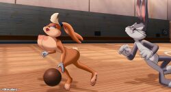 basketball big_breasts big_butt bouncing_breasts breast_expansion bugs_bunny bunny bunny_girl furry lola_bunny looney_tunes naked otakusedits screenshot_edit space_jam thick