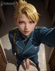 riza hawkeye from fullmetal alchemist by cutanari