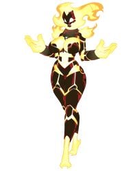 ajr1210 alien ben_10 breasts chaquetrix female fire fire_body heatblast large_breasts large_thighs rule_63 sexy sexy_body solo_female standing white_background