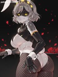 ai_assisted ai_generated bunny_ears bunny_tail bunnysuit female female_only fishnets furry_murder_drone minutka murder_drones nsfw