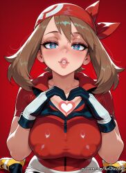 may (pokemon) from nintendo by rognezart