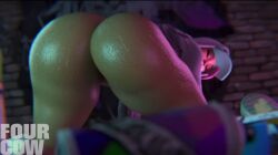 1girls 3d ass ass_focus baseball_cap big_ass bottomless bottomless_female female female_focus female_only fortnite fortnite:_battle_royale four_cow graffiti hat hood hood_up hoodie huge_ass jiggle_physics jiggling_ass jiggling_butt moaning pink_hair presenting_hindquarters qrixlvoice ramirez_(fortnite)_(model) solo solo_female solo_focus sound sweat tagme tan_skin teknique twerking video