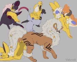 absurd_res anal arcanine balls buizel eeveelution feral generation_1_pokemon generation_4_pokemon generation_6_pokemon generation_7_pokemon genitals hi_res jolt_(wm149) jolteon knot male male/male nintendo noivern oral pokemon pokemon_(species) rimming salandit sex slit_(disambiguation) vekrott