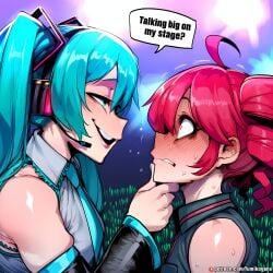 hatsune miku from vocaloid by fumikogens