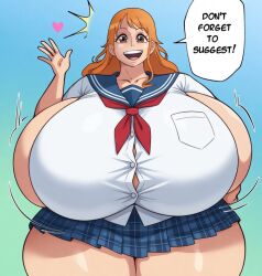 nami (one piece) from one piece by bittercream
