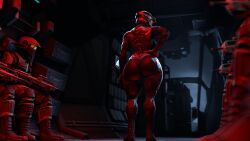 female spartan (halo) from halo (game) by branimation