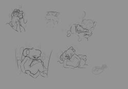2026 anthro ass big_butt digital_media_(artwork) duo erection female female_penetrated gazaster genitals gynomorph gynomorph/female gynomorph_penetrating hair head_tuft hi_res holding_partner intersex intersex/female intersex_penetrating mammal mouse multiple_poses murid murine nude oral oral_penetration penetration penis pose rhys_(gazaster) rodent sex shortstack signature simple_background tail thick_thighs tuft vaginal_penetration
