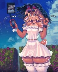 deltarune noelle_holiday snao sundress tagme