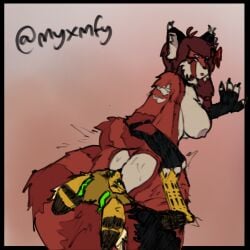 1boy1girl 1girl1boy anilingus anthro cunnilingus eating_ass eating_pussy facesitting femdom myxmfy red_panda rimming roblox roblox_avatar robloxian suffocating suffocation tagme tail_lock vivian_red