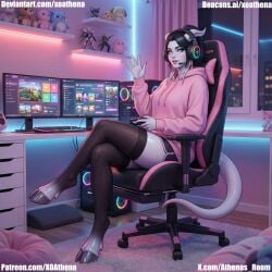 ai_assisted ai_generated alien_girl demon_girl demon_horns demon_tail devil devil_horns draenei draenei_female draenei_paladin monster monster_girl succubus succubus_horns succubus_tail tiefling tiefling_girl world_of_warcraft