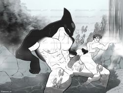 2boys abs anal anal_insertion anal_penetration anal_sex bigger_male boku_no_hero_academia cock dick gang_orca gay gay_anal gay_male gay_sex genitals height_difference kugo_sakamata male my_hero_academia nipples orca orca_humanoid original original_character penis penis_size_difference roshoom sakamata_kuugo sex smaller_male taller_male