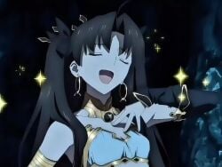 1girls animated ass ass ass_focus ass_shake black_hair black_panties bottomwear butt_focus clothed dat_ass dat_butt fate/grand_order fate_(series) female female_focus female_only ishtar_(fate) ishtar_(fate)_(all) ishtar_(fate/grand_order) official_art panties solo solo_female solo_focus sound sound_edit tagme tight_clothing video walking