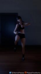 1girls 2025 3d 3d_(artwork) animated areolae black_hair bouncing_breasts breasts countess_daraku_(fortnite) dancing emote epic_games female female_focus female_only fortnite fortnite:_battle_royale jiggling jiggling_breasts light-skinned_female light_skin long_hair loop looping_animation music nipples nude nude_female petite petite_body pleasethisworks presenting presenting_breasts shorts slim_waist small_breasts sound sound_effects sports_bra sports_shorts tagme tank_top undressing vertical_video video watermark