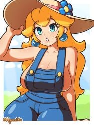 princess peach from mario (series) by nyazuliart
