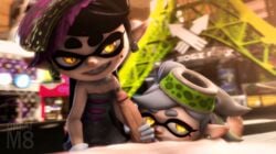 1male 1male2females 2females 3d animated big_penis black_hair breasts callie_(splatoon) cephalopod cephalopod_humanoid color erection female greatm8 handjob happy_sex humanoid humanoid_female light-skinned_female light-skinned_male light_skin long_hair looking_at_viewer male marie_(splatoon) nintendo nude penis pov short_hair small_breasts splatoon splatoon_1 squid_sisters twintails uncensored unknown_male white_hair yellow_eyes