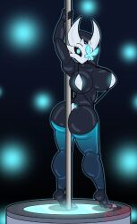 6bone_(artist) hollow_knight lampy_(azura_inalis) nude oc pole_dancing