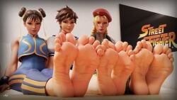 cammy_white_(fortnite) capcom chun-li_(fortnite) clothed_female epic_games feet feet_together female female_focus female_only foot_fetish foot_focus fortnite fortnite:_battle_royale sakura_kasugano_(fortnite) soles soles_female soles_fetish street_fighter white_skinned_female