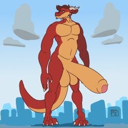 1:1 2_horns 2d_animation 4_fingers 4_toes animated anthro balls big_balls big_penis biped brown_hair building chin_spikes city cityscape claws cloud countershade_face countershade_neck countershade_scales countershade_tail countershade_torso countershading day digital_media_(artwork) dragon erection european_mythology facial_spikes feet finger_claws fingers flat_colors foreskin full-length_portrait genitals glans hair horn huge_balls huge_cock humanoid_genitalia humanoid_hands humanoid_penis hyper hyper_genitalia hyper_penis jaw_spikes looking_aside macro macro_anthro macro_male male male_anthro maxpany muscular muscular_anthro muscular_male mythological_creature mythological_scalie mythology narrowed_eyes non-mammal_balls nude nude_anthro nude_male outside partially_retracted_foreskin pecs penis pink_glans portrait red_body red_scales retracted_foreskin scales scalie signature sky solo spikes spikes_(anatomy) tail three-quarter_view toe_claws toes two_tone_tail uncircumcised western_dragon white_claws white_finger_claws white_horn white_toe_claws wingless_dragon yellow_balls yellow_body yellow_countershading yellow_penis yellow_scales zack_(nitrosimi96)