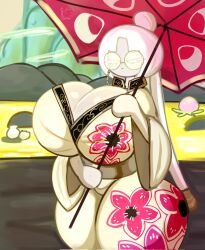 1girls cookie_run cookie_run_kingdom female flour_(cookie) huge_breasts khadhunter7 mystic_flour_cookie tagme