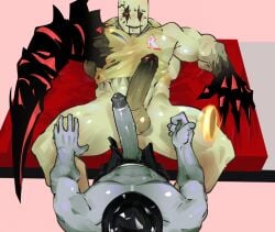 2boys anal balls bara big_penis chance_(forsaken) forsaken_(roblox) gay john_doe_(forsaken) john_doe_(roblox) long_penis male male_only muscular muscular_male penis roblox roblox_game robloxian strawbuttery tagme yaoi