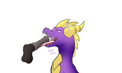 balls cum cum_in_mouth cum_inside cum_taste disembodied_penis dragon dragonsponies fellatio horn male oral penis scalie sex sharp_teeth spyro spyro_the_dragon swallowing swallowing_cum teeth the_legend_of_spyro tongue video_games white_background yaoi