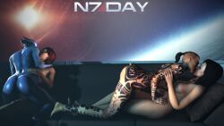 asari from mass effect by vitezislav