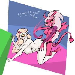 charlie morningstar from hazbin hotel by aptom7747