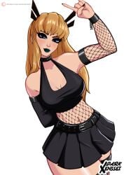 black_lips goth goth_girl magik_(illyana_rasputin) marvel marvel_rivals skirt x-men