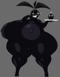 1girls animatronic animatronic_female chicken chicken_girl female five_nights_at_freddy's five_nights_at_freddy's_2 hyper hyper_breasts robot robot_girl shadow_toy_chica toy_chica_(fnaf) tunalolol